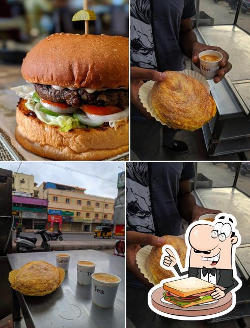 Grilled cheese sandwich at Laiba's cafe
