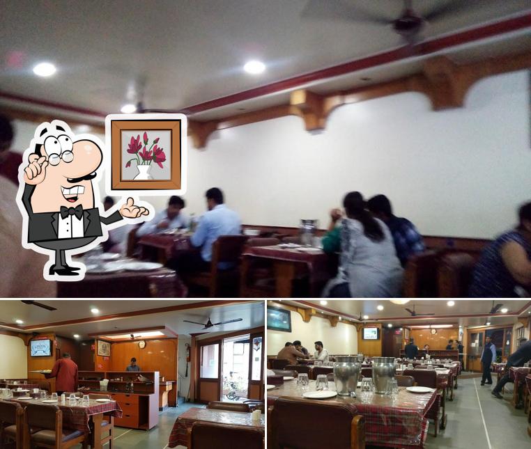 The interior of George Restaurant