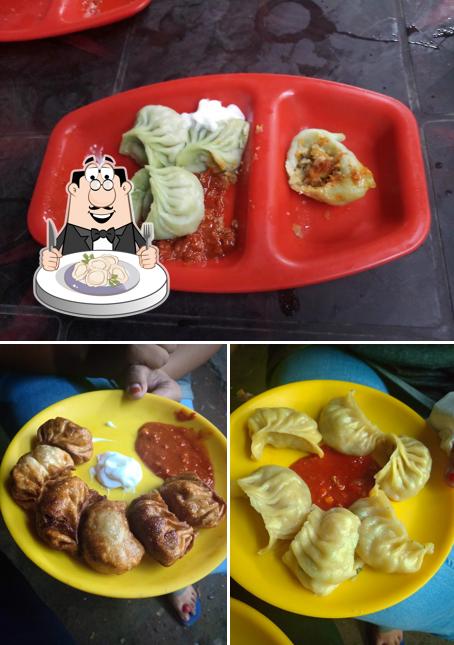 Dumplings at Momo shop