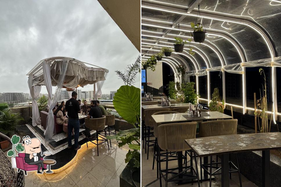 The interior of Mr Cafe (The Sky Lounge)