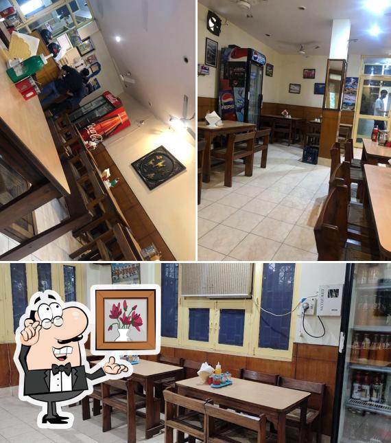 The interior of Open Air Restaurant