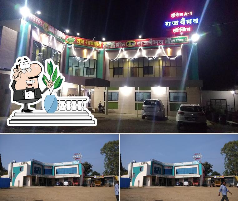 The exterior of Hotel A-1 Rajvaibhav