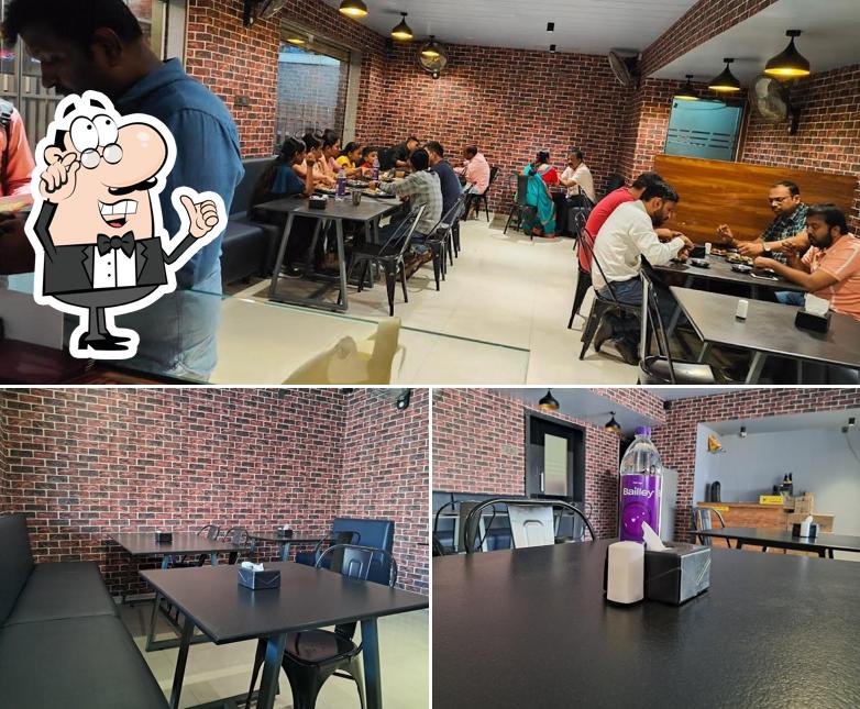 The interior of Lad restaurant, Bhosari