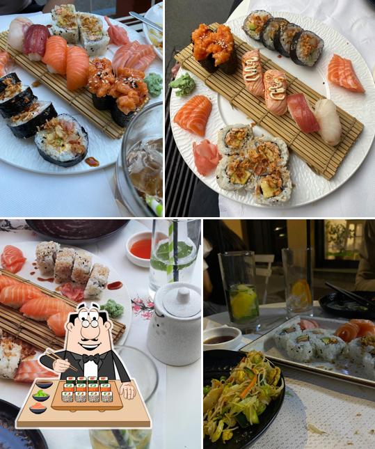 Ordina le diverse opzioni di sushi