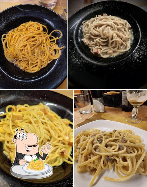Spaghetti alla carbonara al Osteria Scalin