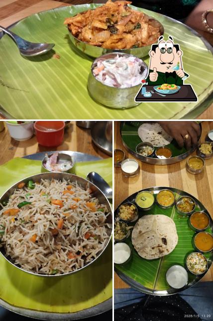 Food at Sri Mu Saravana Bhavan