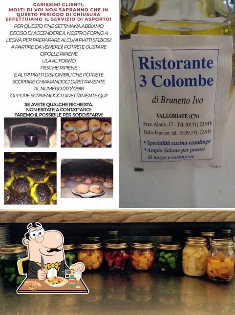 Cibo al Tre Colombe