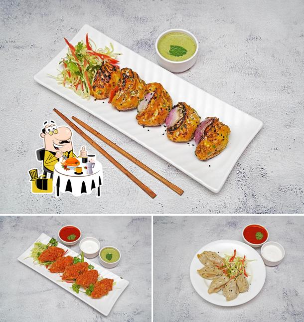 The restaurant's food and beverage