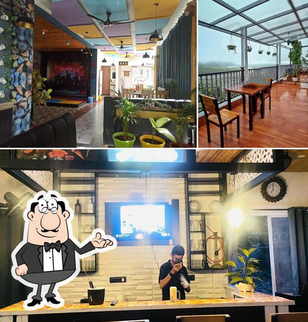 The interior of U turn cafe and Restaurant