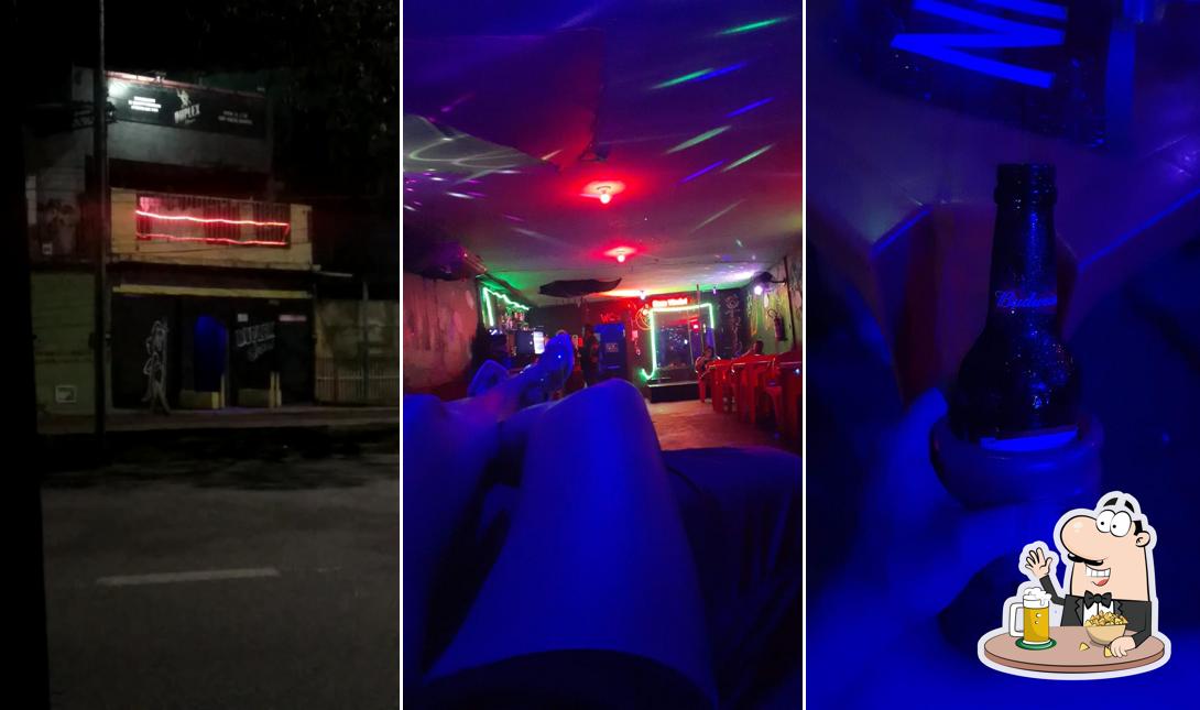 Boate duplex show fornece uma gama de cervejas