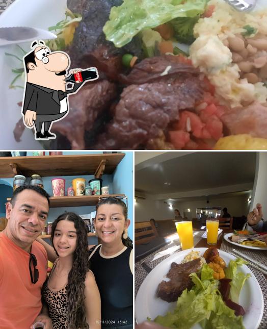 Dê uma olhada a imagem apresentando bebida e comida no Castello Restaurante