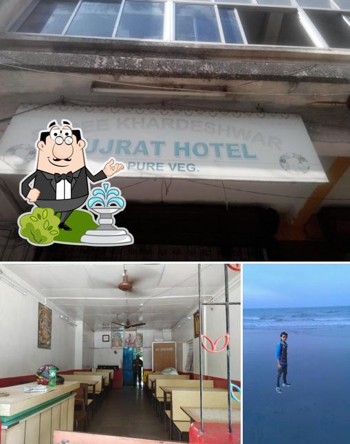 The exterior of Khardeshwar Gujrat Hotel