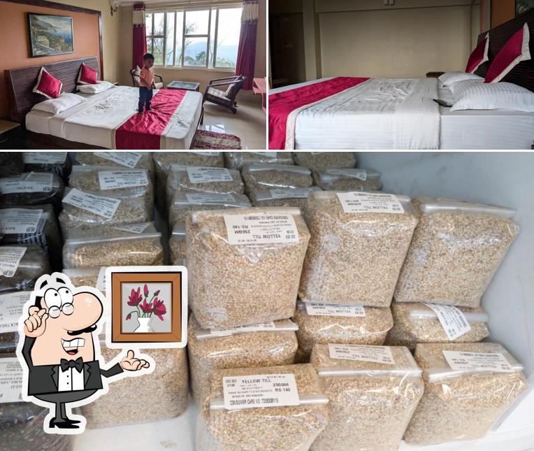 The photo of interior and food at Hotel Mayura Valley View Madikeri