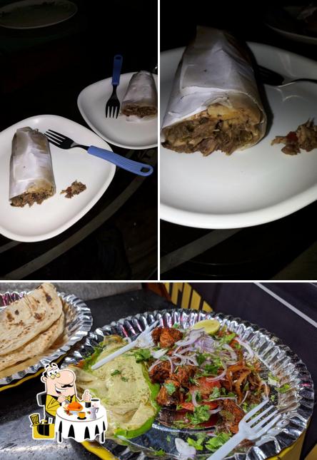 Food at Kathi Junction Pakshala