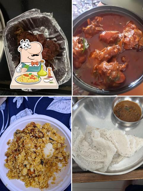 Meals at Kerala Manna Cafe