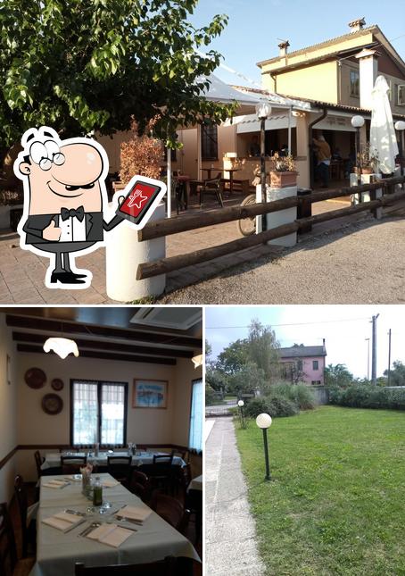 La esterno e interni del ristorante
