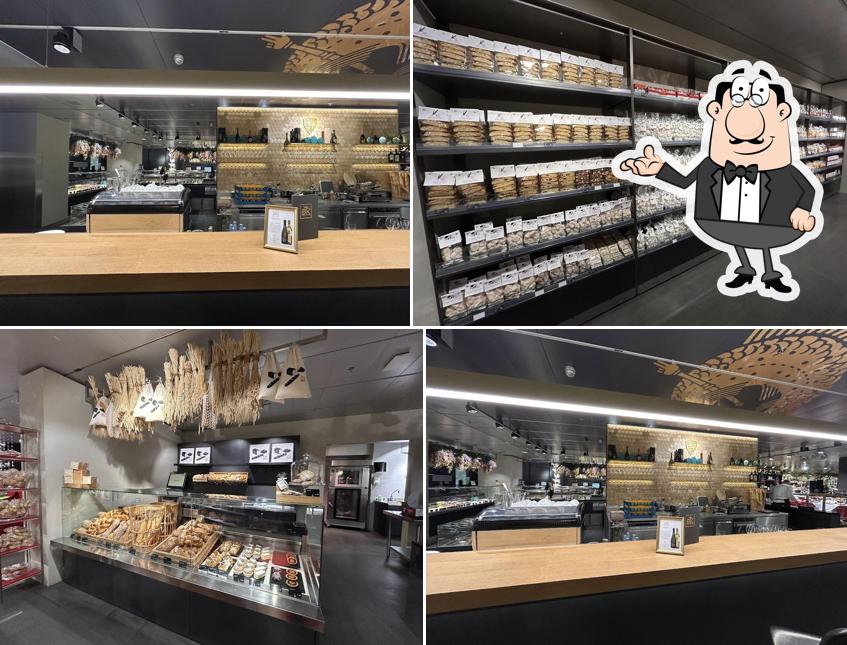 Gli interni di Delicatessa Bar Globus