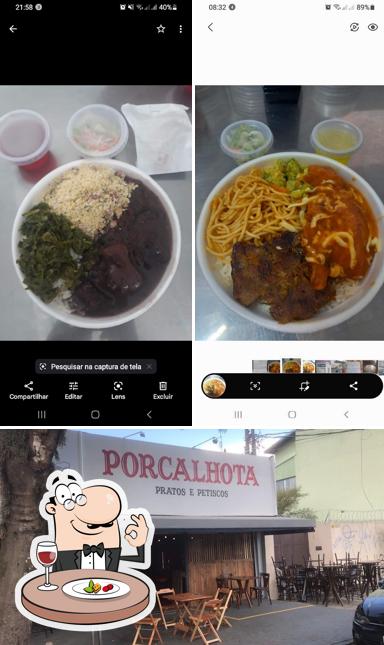 O Marmitaria Indaiá se destaca pelo comida e interior