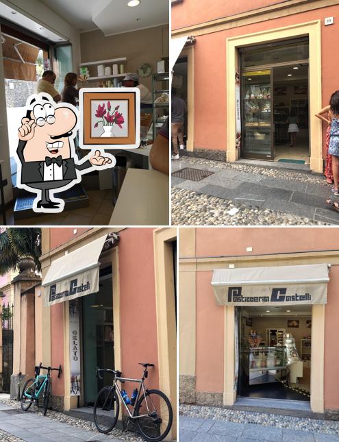 Gli interni di Pasticceria Castelli pizza e focaccia take away