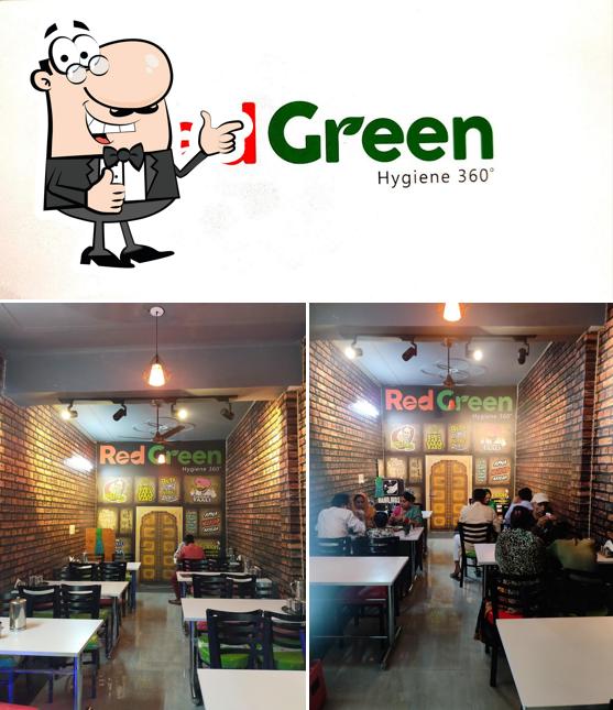 Look at the picture of Red Green Dhaba
