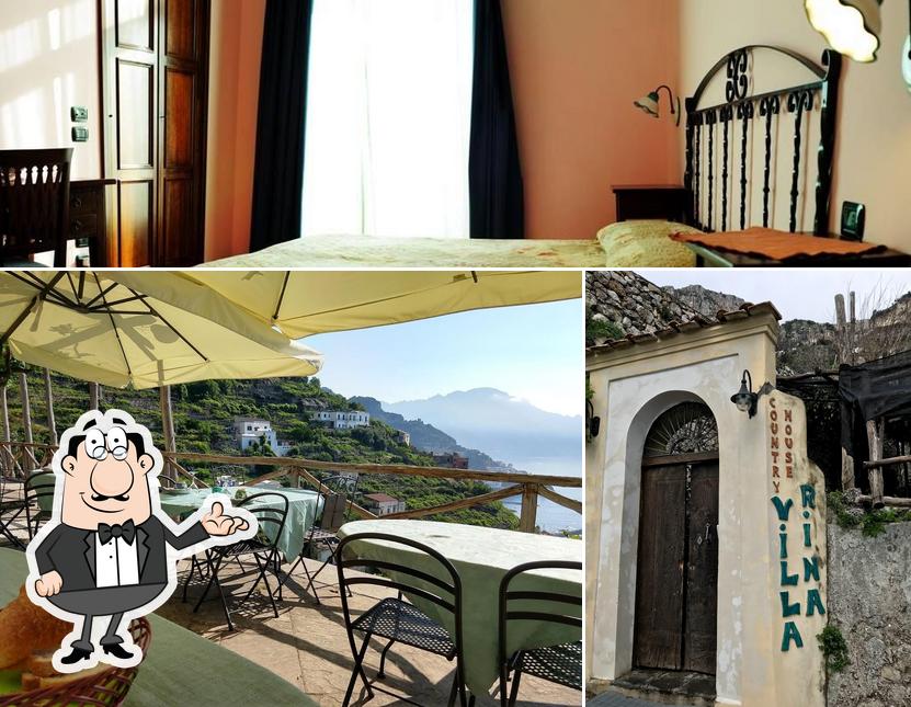 Gli interni di Villa Rina country house