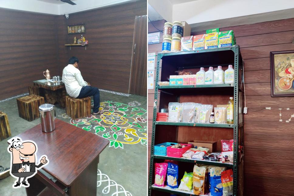 Take a seat at one of the tables at TastyLeaf Millets Foodcourt