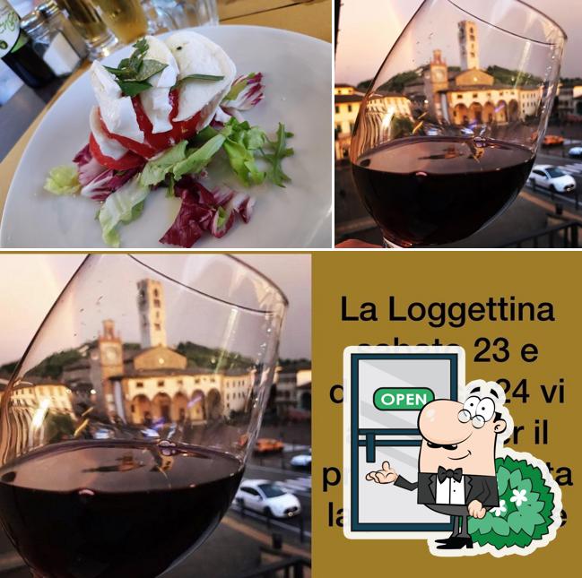 La immagine di esterno e cibo da La Loggettina