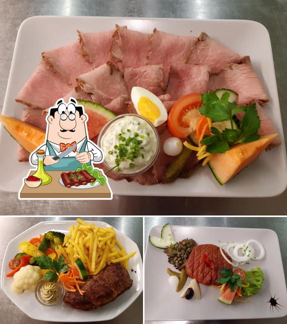 Hotel-Restaurant Bahnhof Murten offre piatti di carne