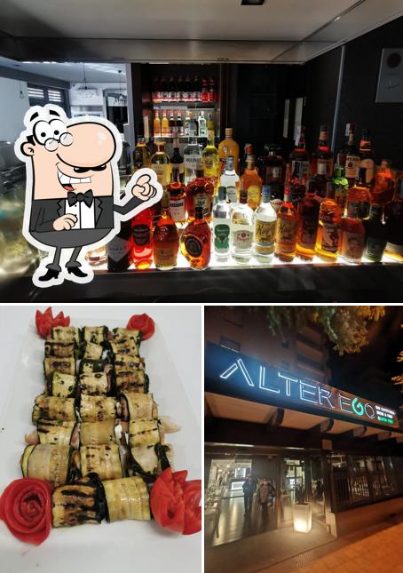 Questa è la foto che mostra la esterno e cibo di Alter Ego