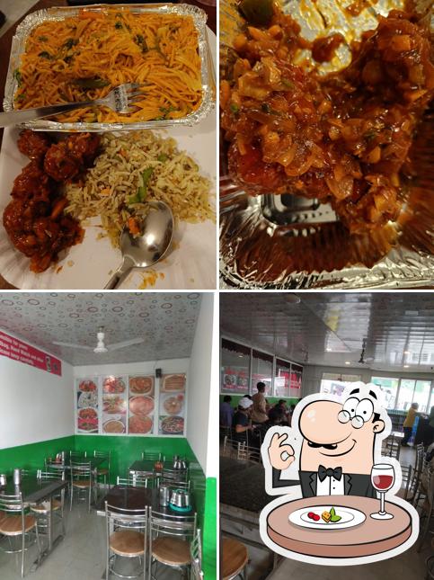 The picture of food and interior at Apna Kitchen Purohit Restaurant
