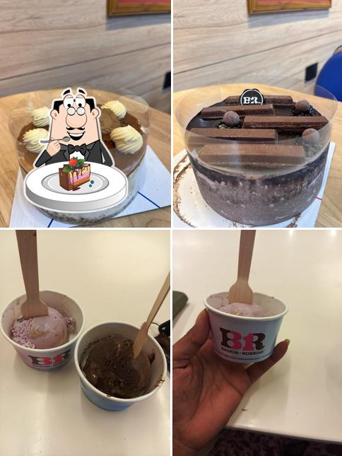 Chocolate cake at Baskin Robbins