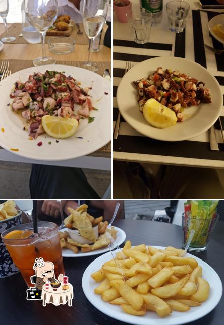 Cibo al Calamida bistrot sul mare