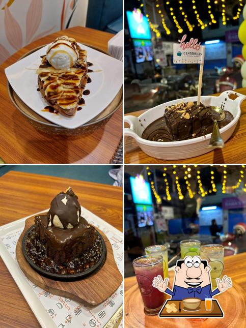 Brownies at Centerfills Ice Cream Cafe