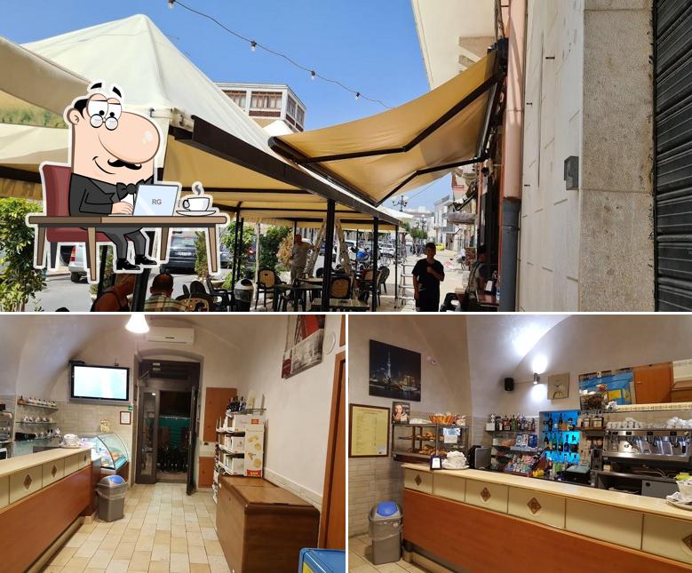 Gli interni di Bar Gelateria Montanaro