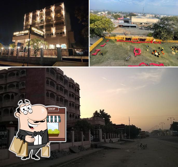 Enjoy the view outside Amit Palace Hotel & Restaurant