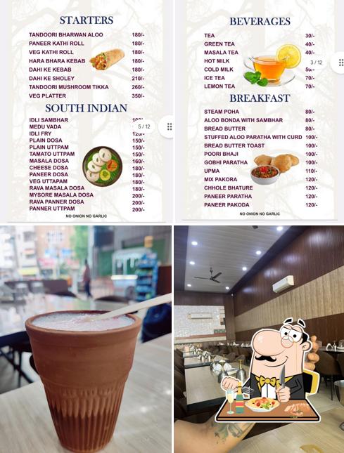 Food at Kanha food court