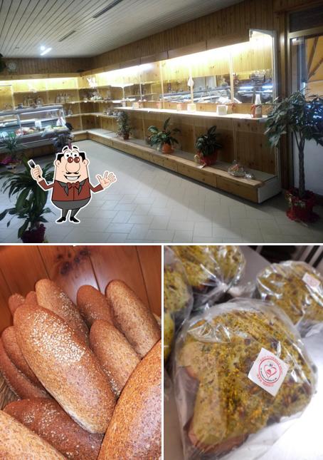 La cibo e interni del ristorante