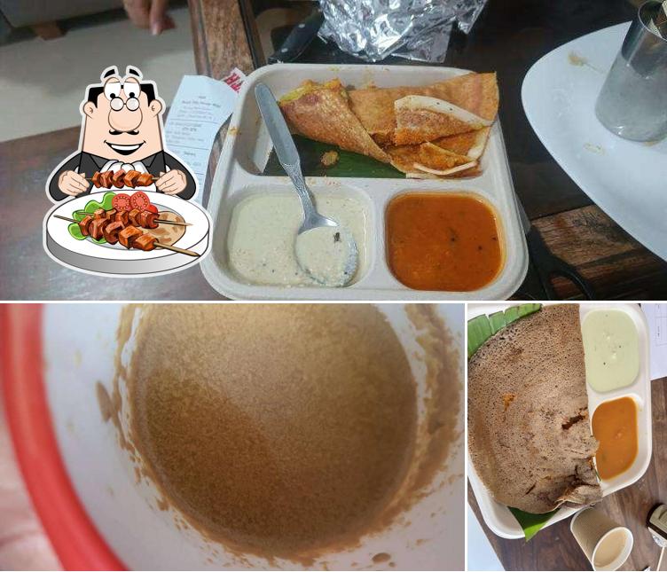 Among various things one can find food and beverage at South Tiffin House