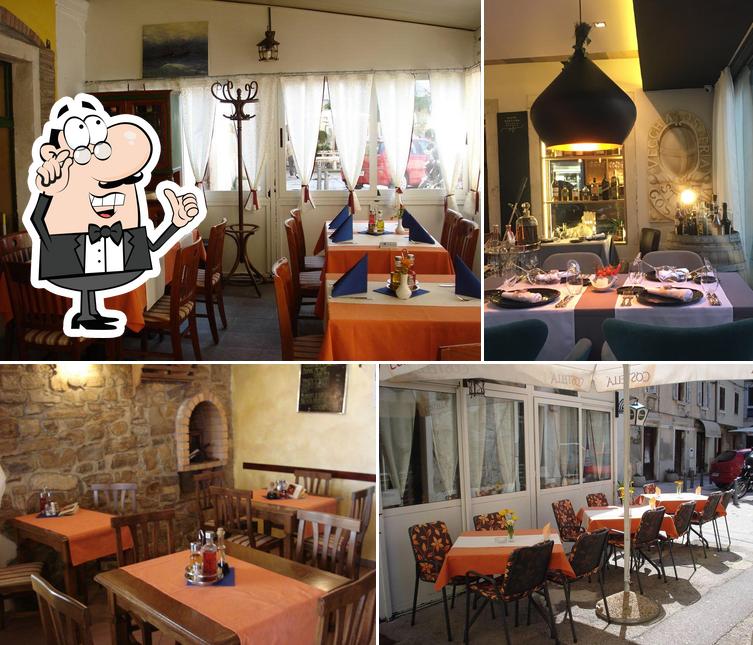 Gli interni di Stara gostilna