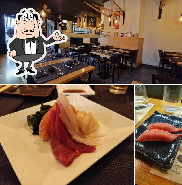 Gli interni di Sakana Sushi