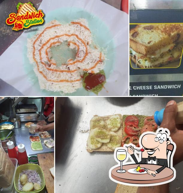 Food at Sandwich Station