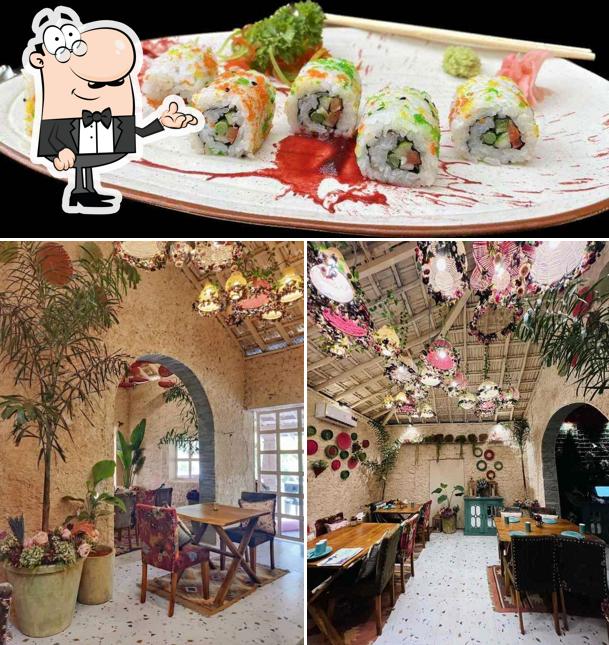 Sushi Mushi Goa-Best Asian Restaurant is distinguished by interior and sushi