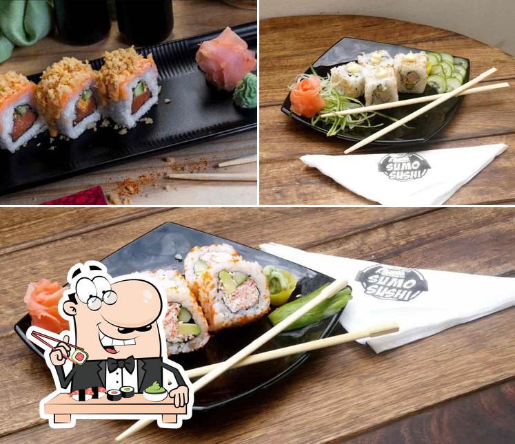 Try out various sushi options