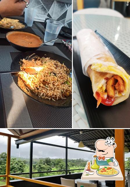 The photo of Cafe Parking Lot’s food and interior