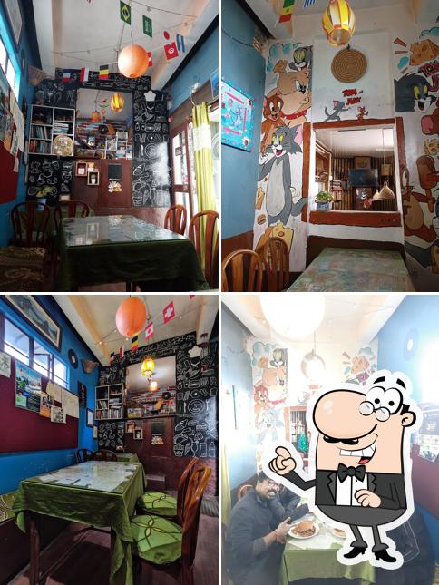 The interior of Tom & Jerry Cafe