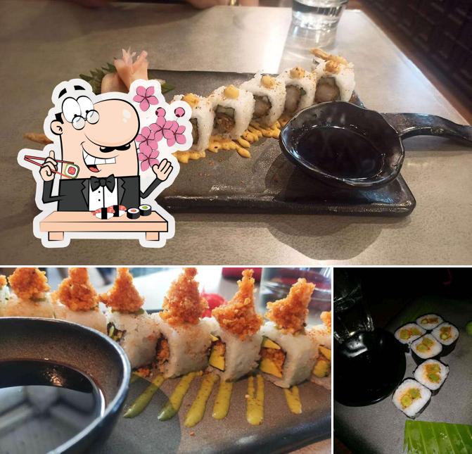 Sushi rolls are available at China Bistro