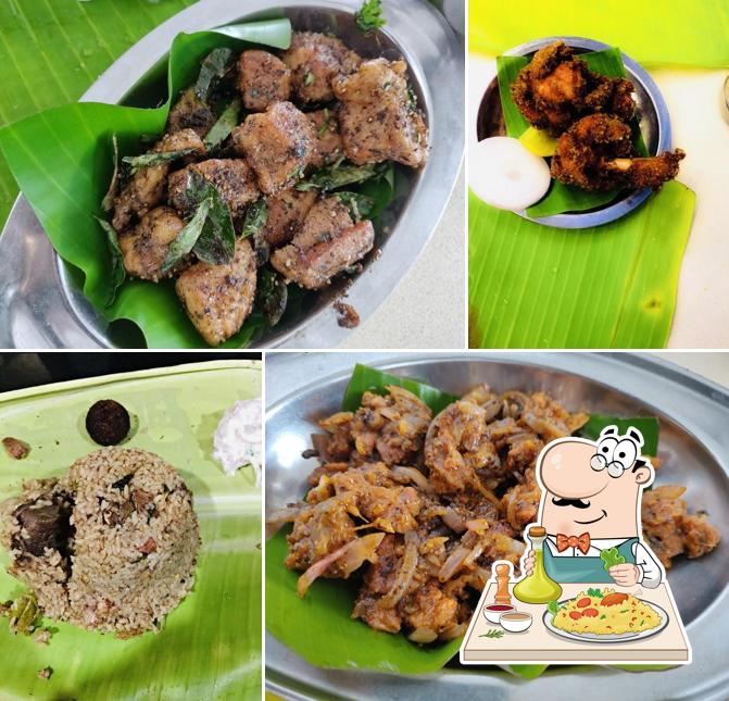 Food at Dindigul Venu Biriyani