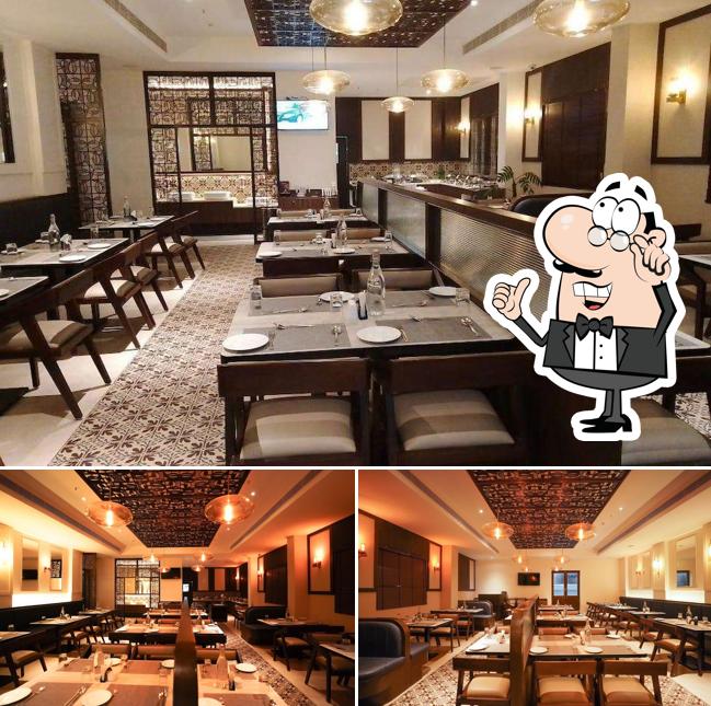 Take a seat at one of the tables at FIFTH SENSE