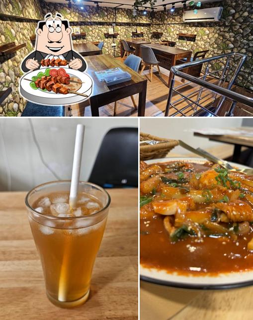Manna kimbab is distinguished by food and interior