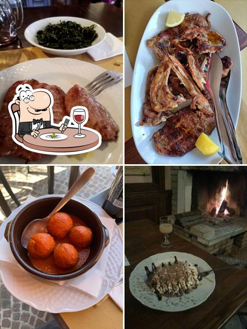 Platti al Osteria Del Belvedere